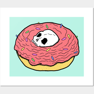 Donut Skull Posters and Art